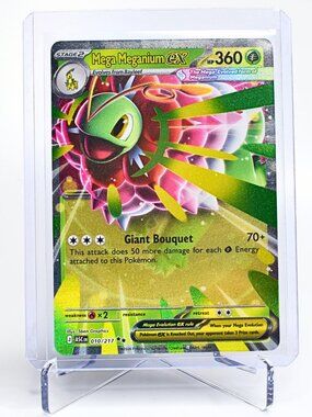 Pokemon Card Mega Meganium EX 010/217 Ascended Heroes NM